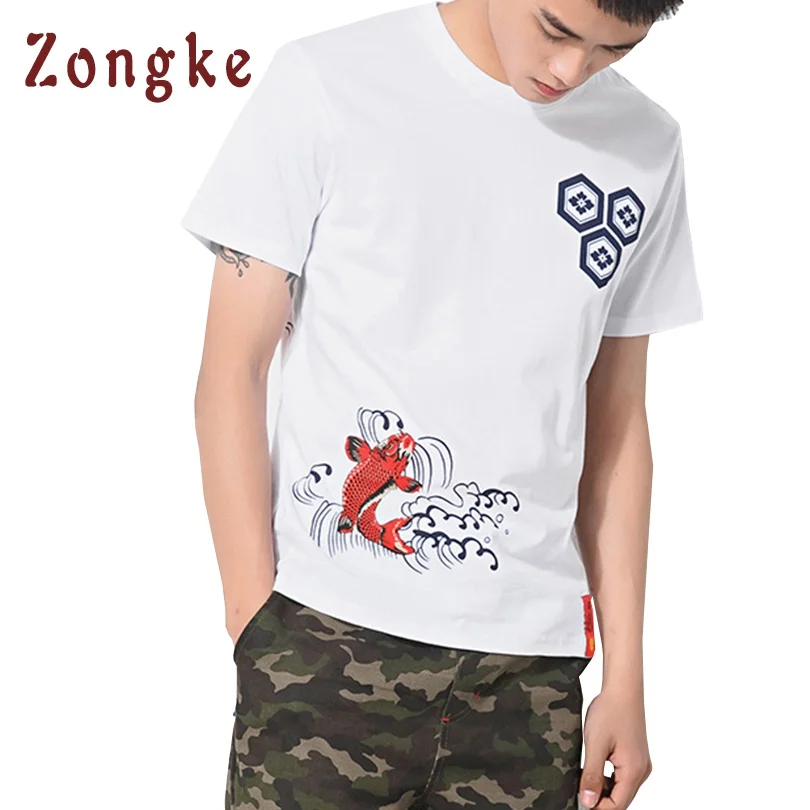 2018 новые летние Японии Стиль футболка Для мужчин Camiseta s Camisetas Hombre Мужской Забавный