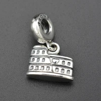 fashion roman 925 silver bracelet pendant support for custom silver pendant for both sexes