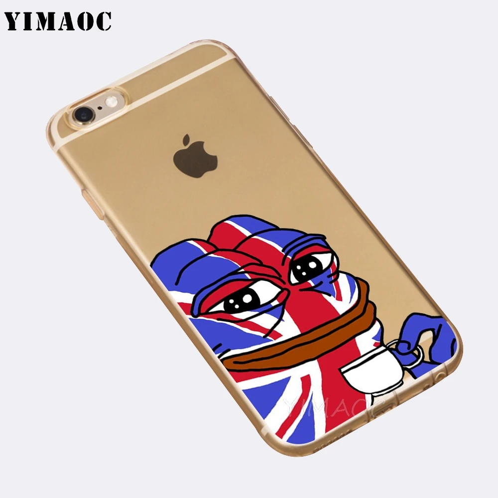 Мягкий силиконовый чехол YIMAOC Wolf Frog Pepe для Apple iPhone 8 7 6 6S Plus 5 5S SE X XS Max XR |