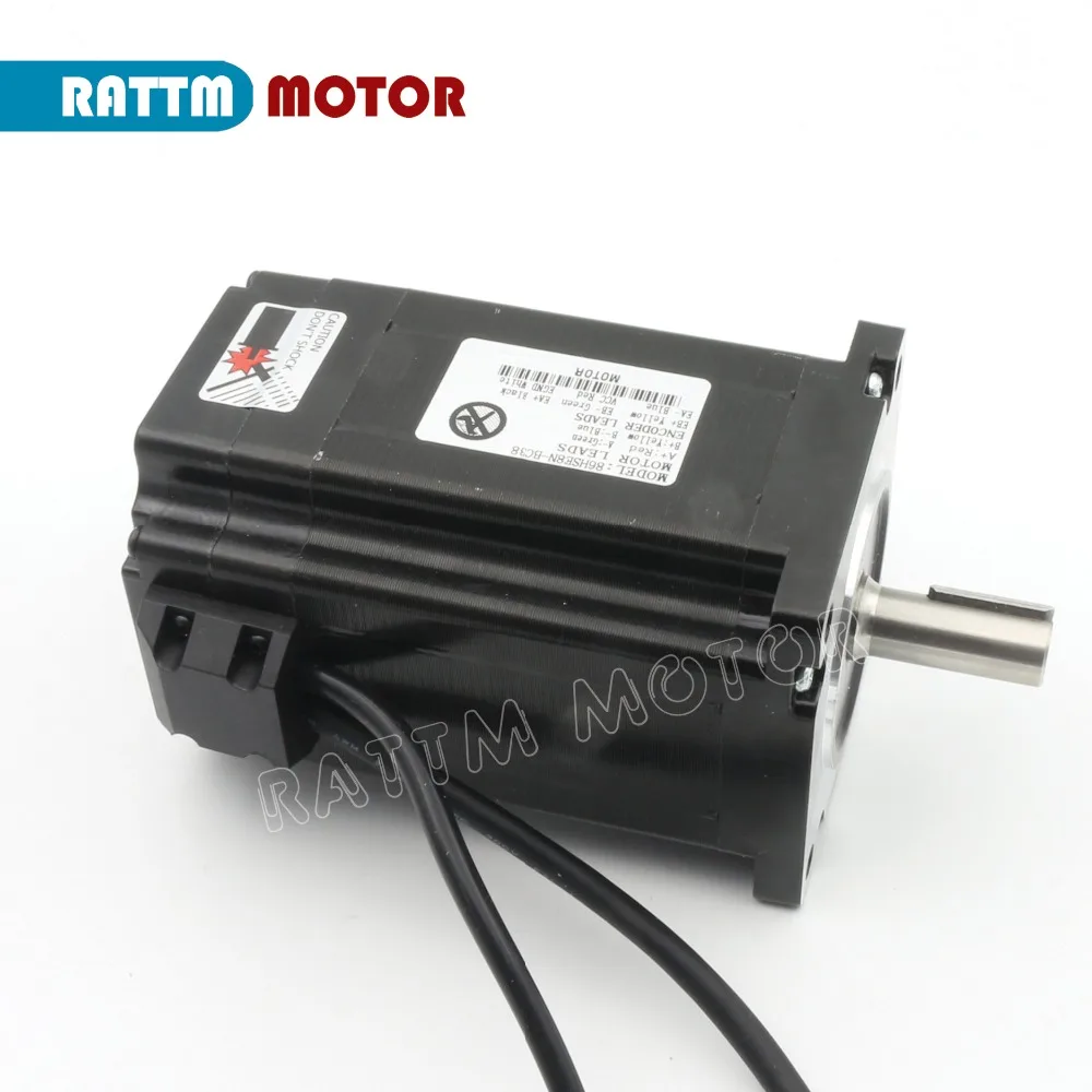 Украина корабль! Nema34 замкнутому циклу Серводвигатель 8N. М/1230oz in/6A 2 фазный и 2HSS86