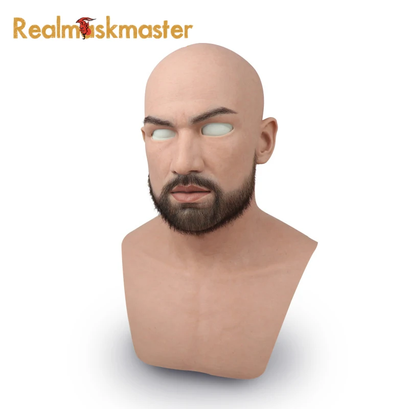 Realmaskmaster Мужская латексная Реалистичная взрослая силиконовая маска на все лицо для мужчин маска для вечеринки Косплей Фетиш настоящая кожа