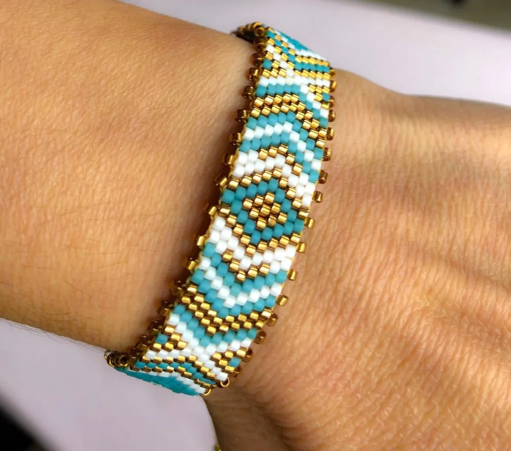 Go2boho браслеты сглаза браслет Perles Miyuki Delica браслет Insta модные ювелирные изделия Bohem Bileklik для женщин подарок ручной работы