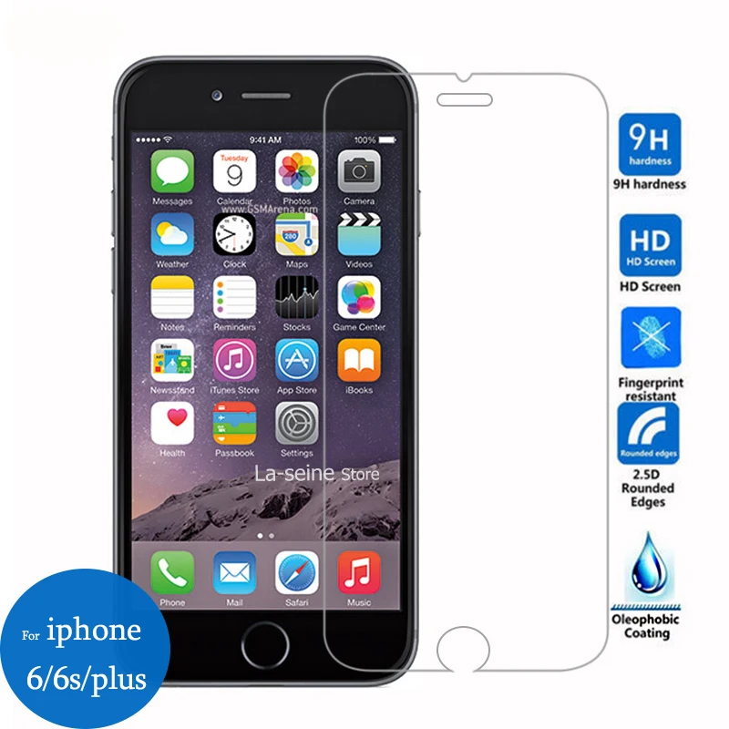Для Apple iphone 6 6s Plus Закаленное стекло протектор экрана 2 5 9 h защитная пленка на I6 A1593