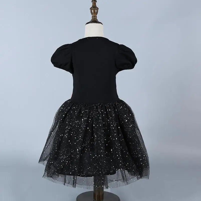 Коллекция года, vestidos mujer, летнее платье-пачка для малышей с рисунком Минни Маус вечерние костюмы принцессы для девочек на свадьбу Одежда для детей возрастом от 3 до 8 лет
