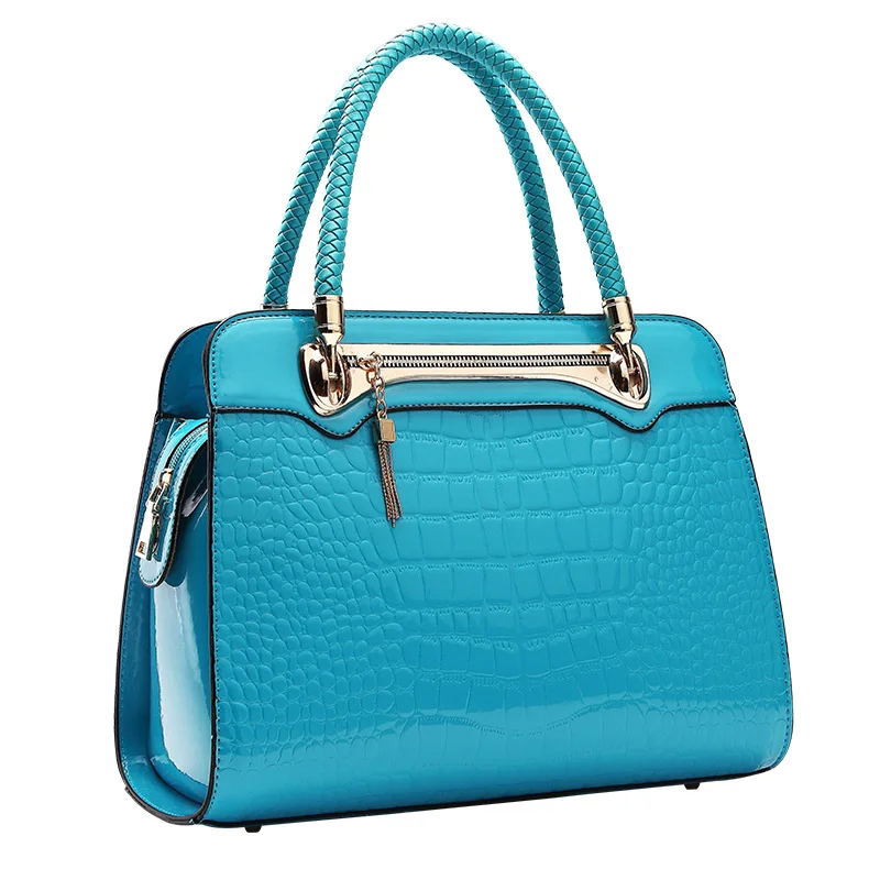 light blue Женские сумки сумка женскаясумки женскиесумкисумка дамы большие сумки женщин кожаные сумки сумка картина сумка высокое качество сумка - Цвет: light blue