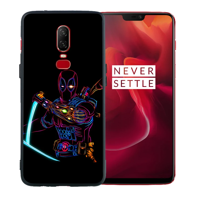 Чехол для Oneplus 6T 6 5 T чехол Etui крутой Marvel Мстители супер герои Дэдпул Человек-паук
