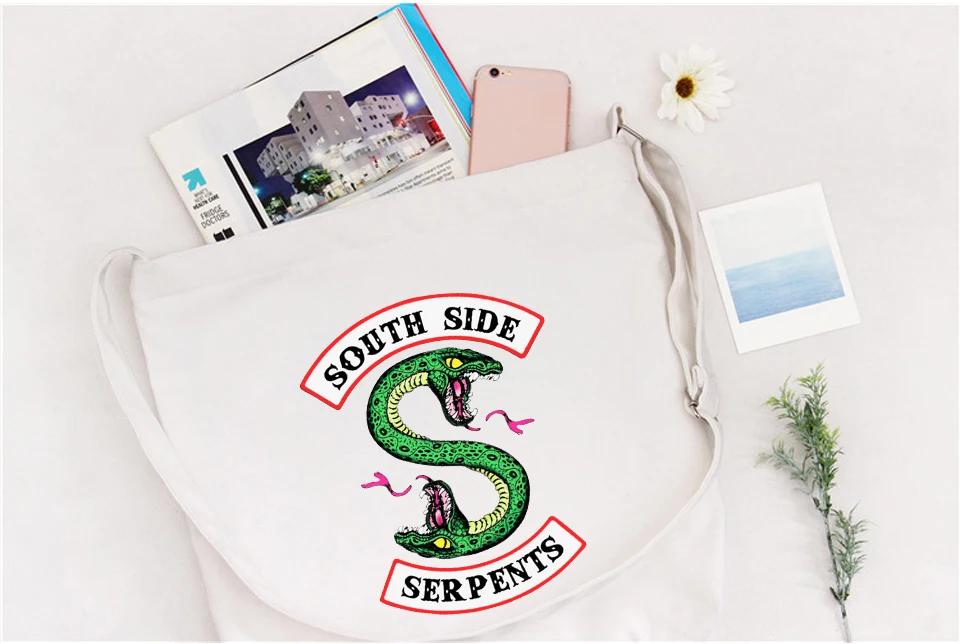 Riverdale Bags for women Fashion Shoulder bags Big bag Canvas Hip Hop South Side New Arrival High capacity bag