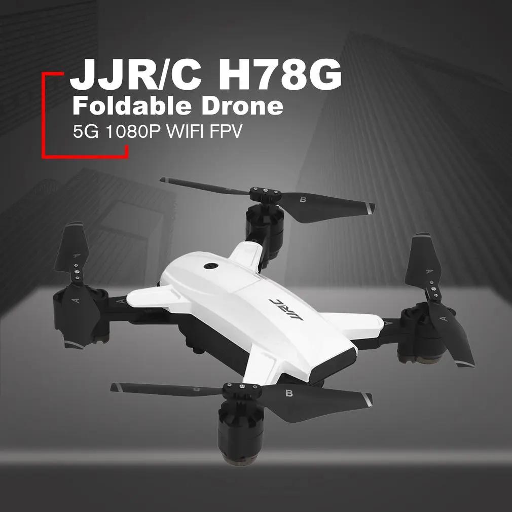 JJR/C H78G Дрон на ру игрушки 1080 P 5G, Wi-Fi, Складывающийся гексакоптер FLV rc Quadcopter GPS позиционирования удержания высоты головы один ключ возврата складной