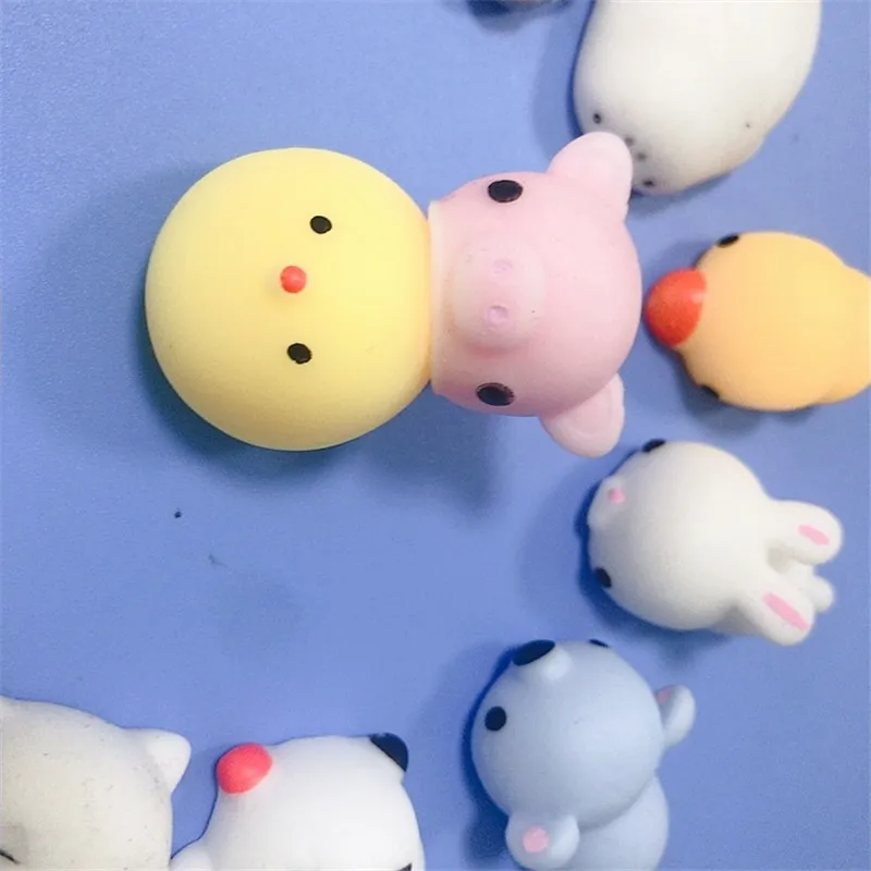 Мини Изменение цвета милый кот Антистресс мяч сжимает Mochi поднимающийся Abreact мягкий липкий снятие стресса забавная Подарочная игрушка