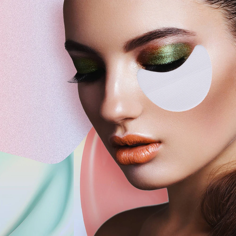 200 шт Профессиональные Тени для век колодки тени щитки без ворса Накладка