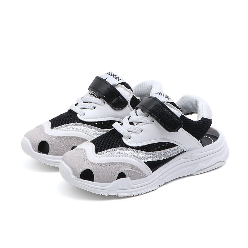 Детская спортивная обувь новинка 2019 красная сетчатая весенние и летние модели