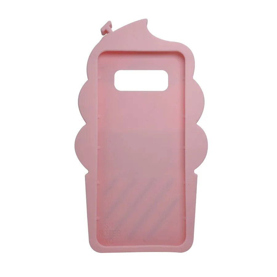 Cover For Samsung Galaxy note 8 Soft Silicone case Cute 3D Cartoon Fruit Cherry Ice Cream phone |