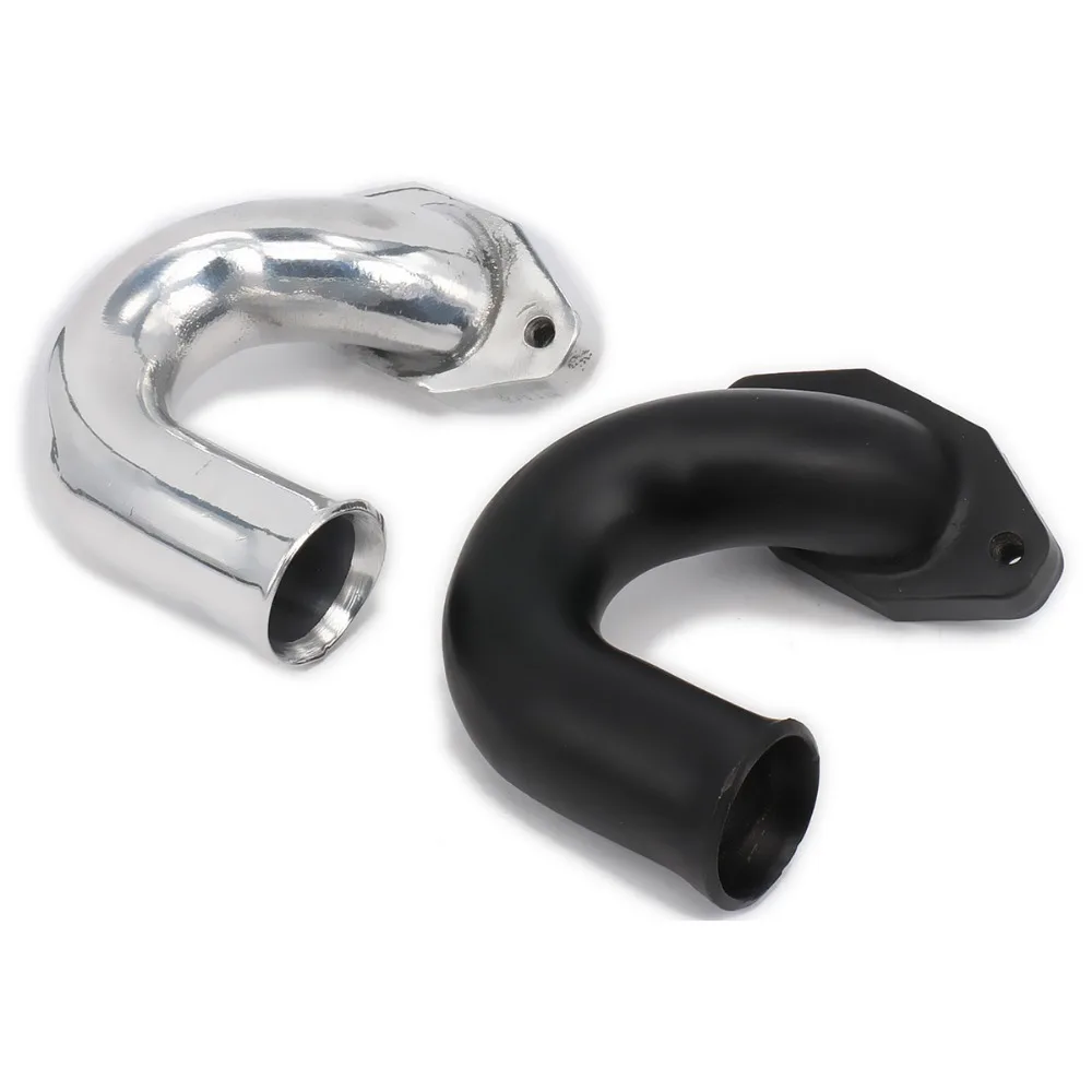 RCAWD полированный Выпускной боковой коллектор + прокладка из алюминиевого сплава