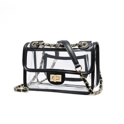 2019 Модные прозрачные сумки мессенджеры для девушек шикарные красочные на