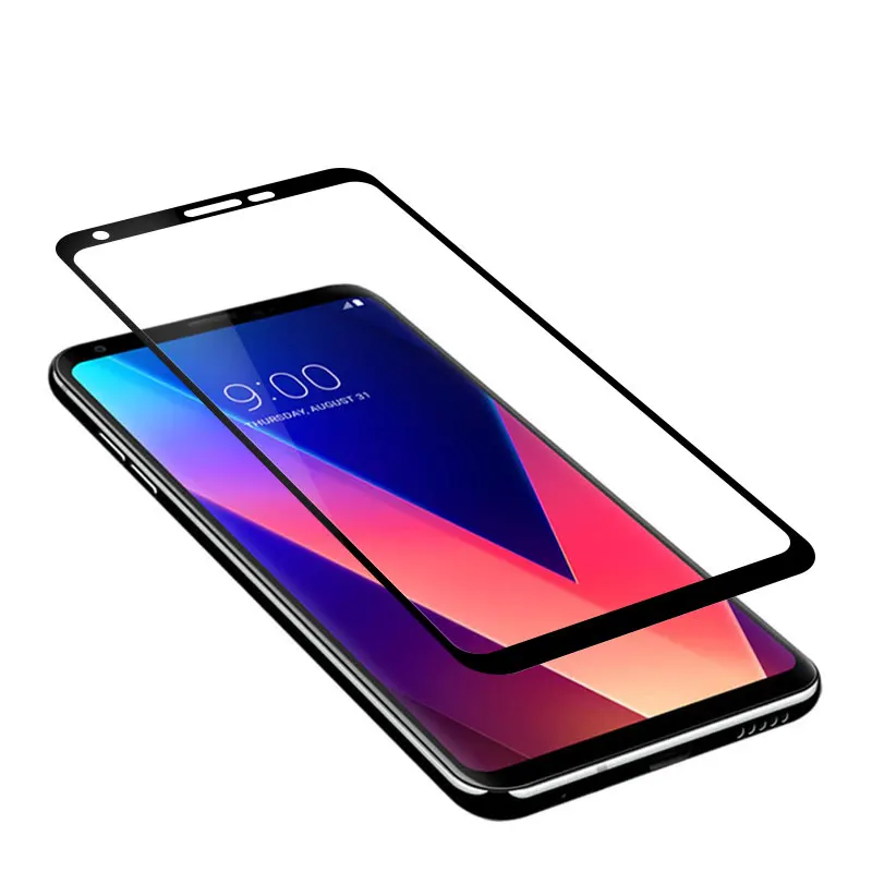 Защитный экран для LG V40 V20 закаленное стекло V30 V 40 30 20 защитный чехол с полным