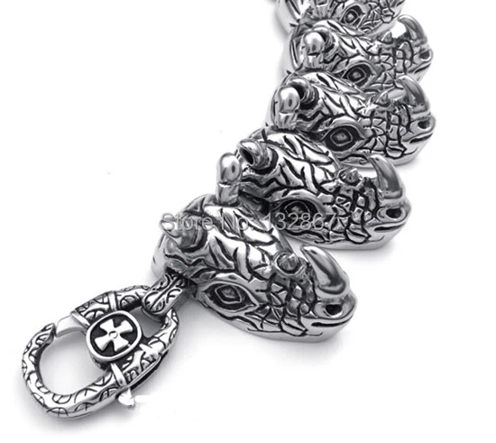 39 мм модный мужской браслет из нержавеющей стали | Украшения и аксессуары