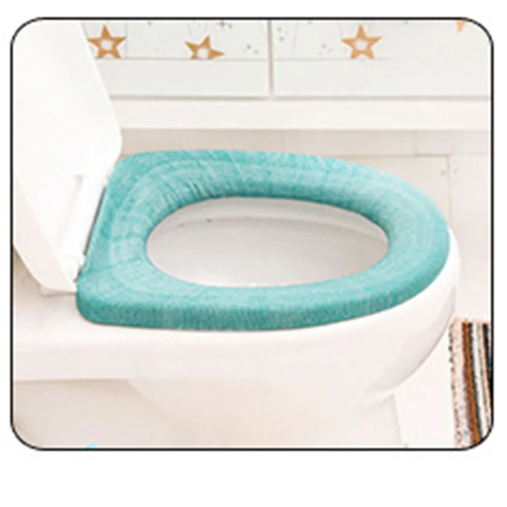 Фото Ванная комната сиденье для унитаза мягкая ткань моющаяся Крышка верхняя крышка