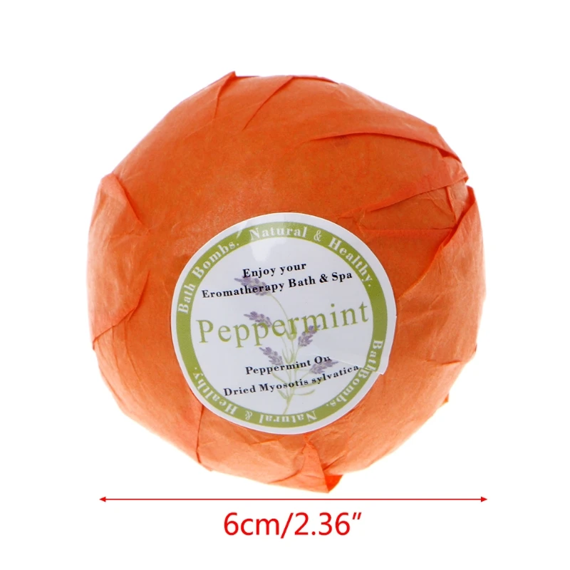 1 шт. разные цвета органический Бомбочки для ванны пузыря Соль с эфирным маслом