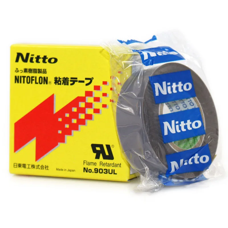 T0.18мм * w19мм L10m лента nitoflon 903UL Nitto PTFE (10 шт./лот)|Лента| |