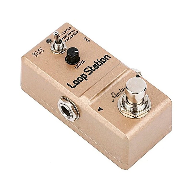 Rowin Ln-332S Loop Station Looper Effects Pedal Unlimited Overdubs 10 Minutes Of Looping 1/2 Time And Reverse | Спорт и развлечения