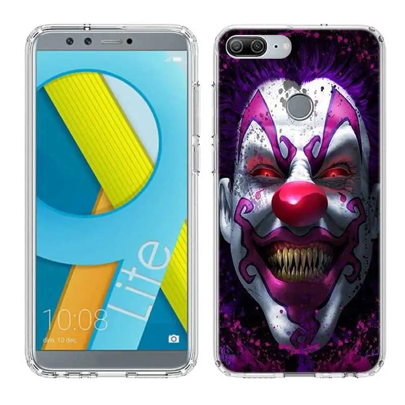 NO.7 Клоун Джокер Fundas силиконовый чехол для телефона для huawei Honor 20 Pro 10 9 lite 8X 8A 20i 8C 8S V20 Y5 Y6 Y7 Y9 крышка - Цвет: NO.7