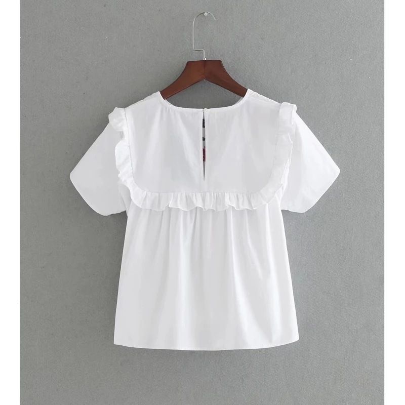 2017 новые женские винтажные кружевные цветочные вышитые блузки повседневные Blusas