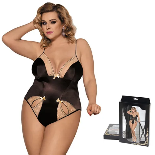 Brown Bodysuit Comeonlover женские сексуальные боди с двумя отверстиями спереди для женщин, цельный комбинезон размера плюс, женский комбинезон s RI80353 - Цвет: Brown Bodysuit