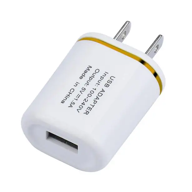 Настенный USB 5 В в/1.5A зарядное устройство США штекер Зарядка для iPhone для samsung для LG телефон дропшиппинг YE12.27