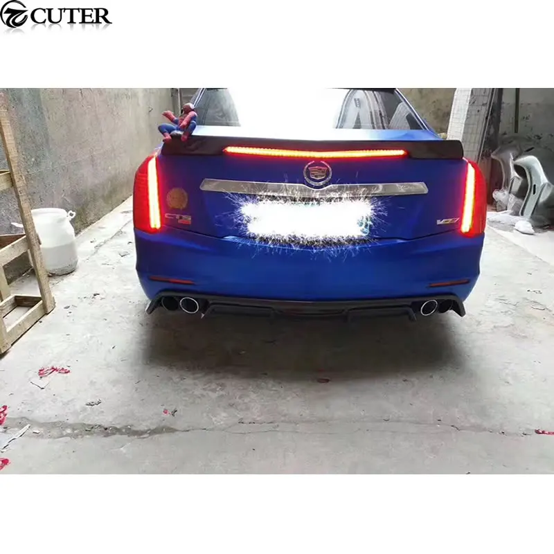 Корпус автомобиля из углеродного волокна CTS задний спойлер крыло для Cadillac 2014|body