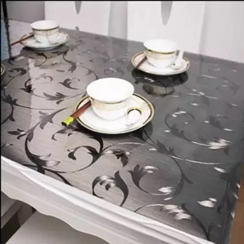 Top grade gray BALLE, новинка, скатерть из ПВХ, высший сорт, покрытие на стол, водонепроницаемая скатерть, вечерние, свадебные, для дома, кухни, столовой - Цвет: Top grade gray
