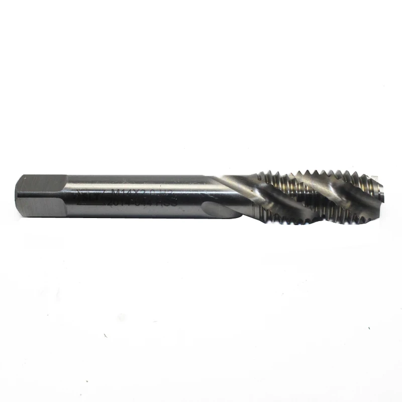 

1PC M14 2.0 H2 HSS H Spiral groove tap for full grinding machine Process Thread Tools High Quality