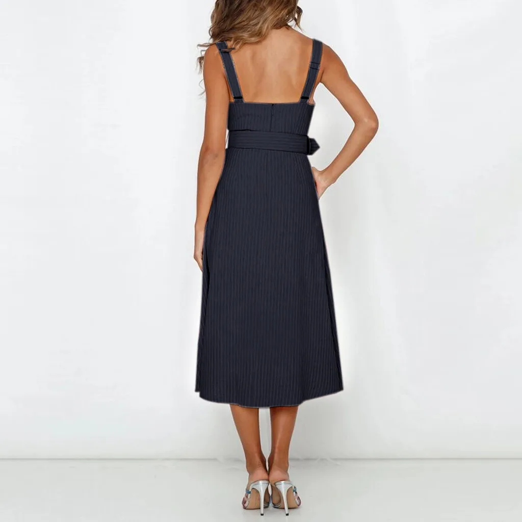 SAGACE 2019 женское платье летнее без рукавов повседневное свободная футболка с