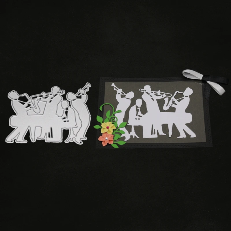 Orchestra Cutting Dies Stencil DIY Scrapbooking Embossing Album Paper Card Craft