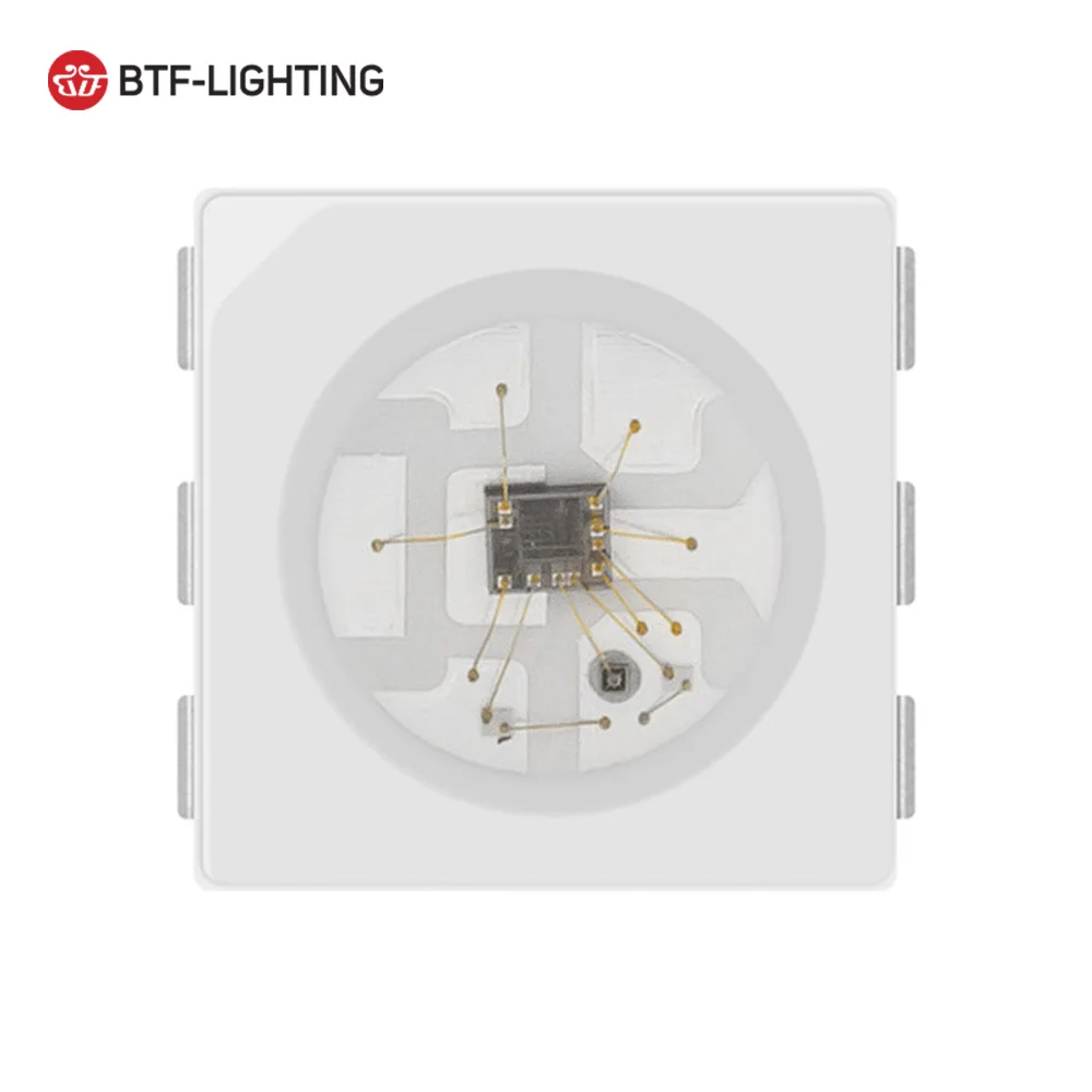 

10~1000pcs SK9822 (Similar APA102) LEDs Chips IC SMD 5050 RGB For Strip Screen DC5V with DATA and CLOCK Separately