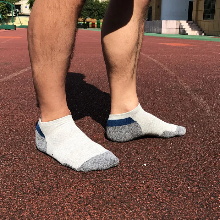 2018 модные мужские низкие спортивные носки удобные разноцветные комбинированные