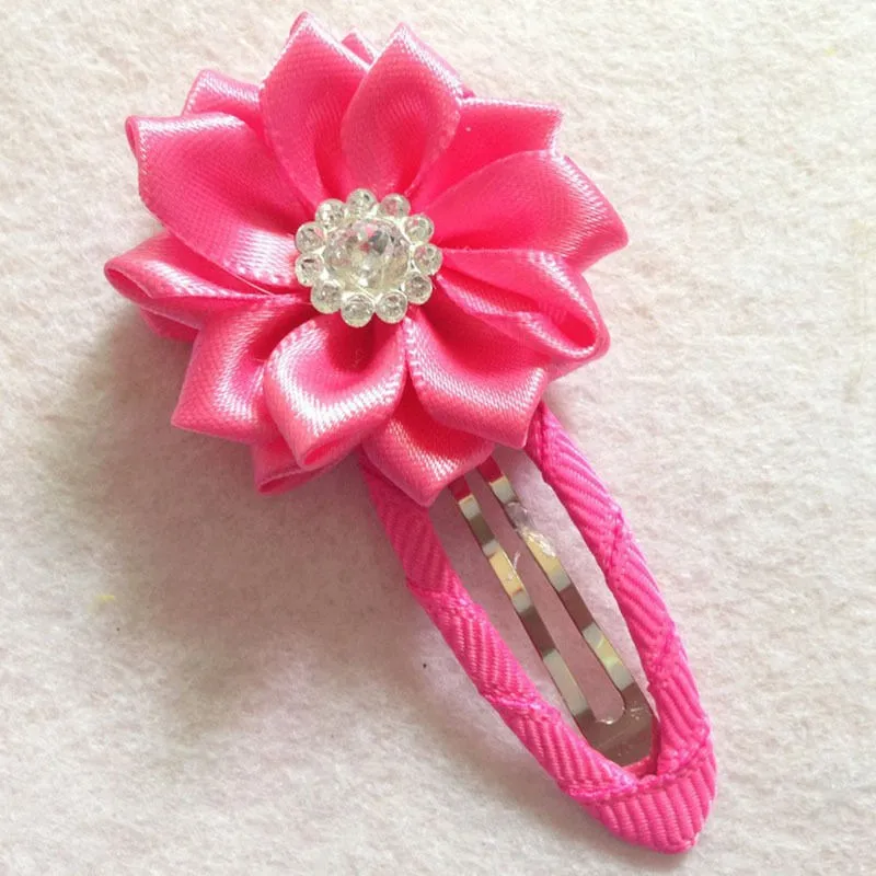 HOT SALE 1 Pcs Girl Flower Hairclips Baby Hairwear Hairpins Children Hair Accessories | Детская одежда и обувь