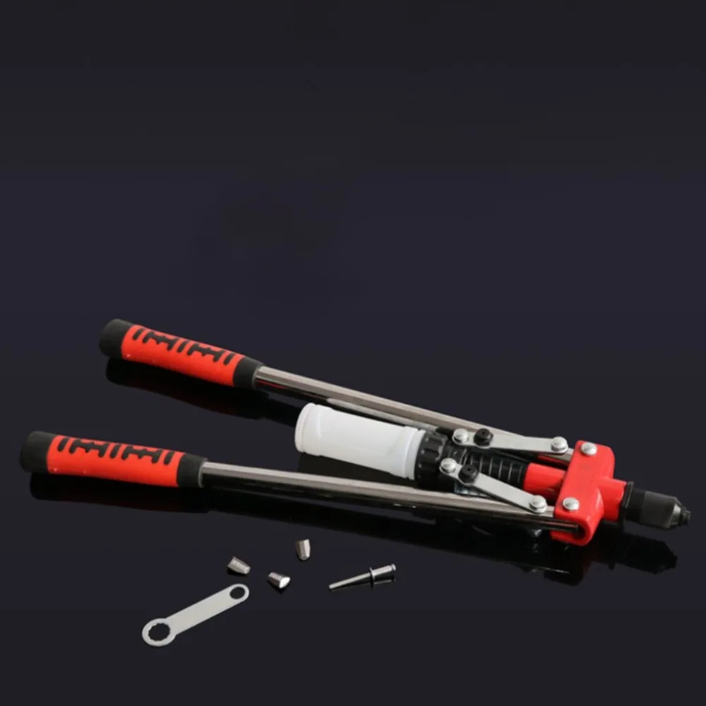 Double Hand Rivet Gun Manual Riveter Handle Nail Screw | Инструменты