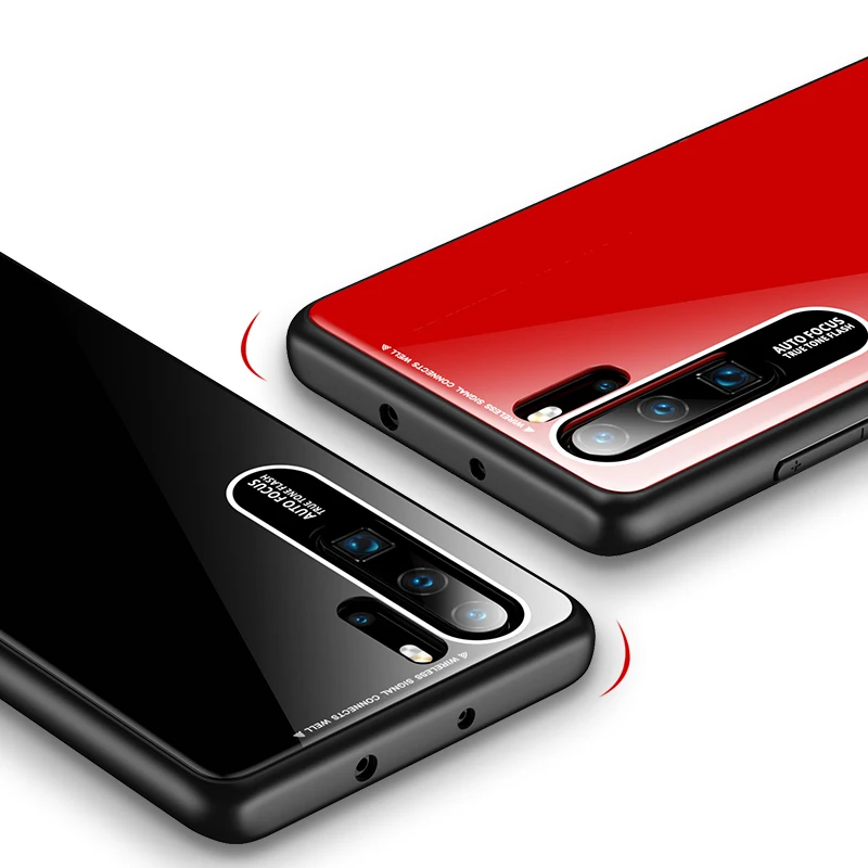Роскошный чехол из оргстекла для Huawei P30 Pro P30Lite твердая защитная задняя крышка с
