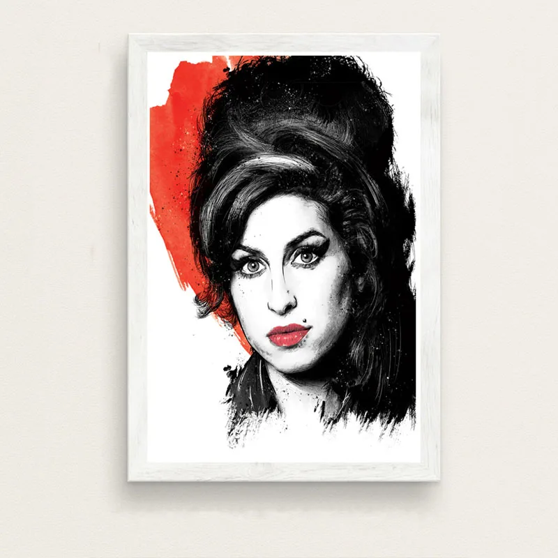 Печатный постер хит продаж новинка Женский музыкальный Amy Winehouse Популярная