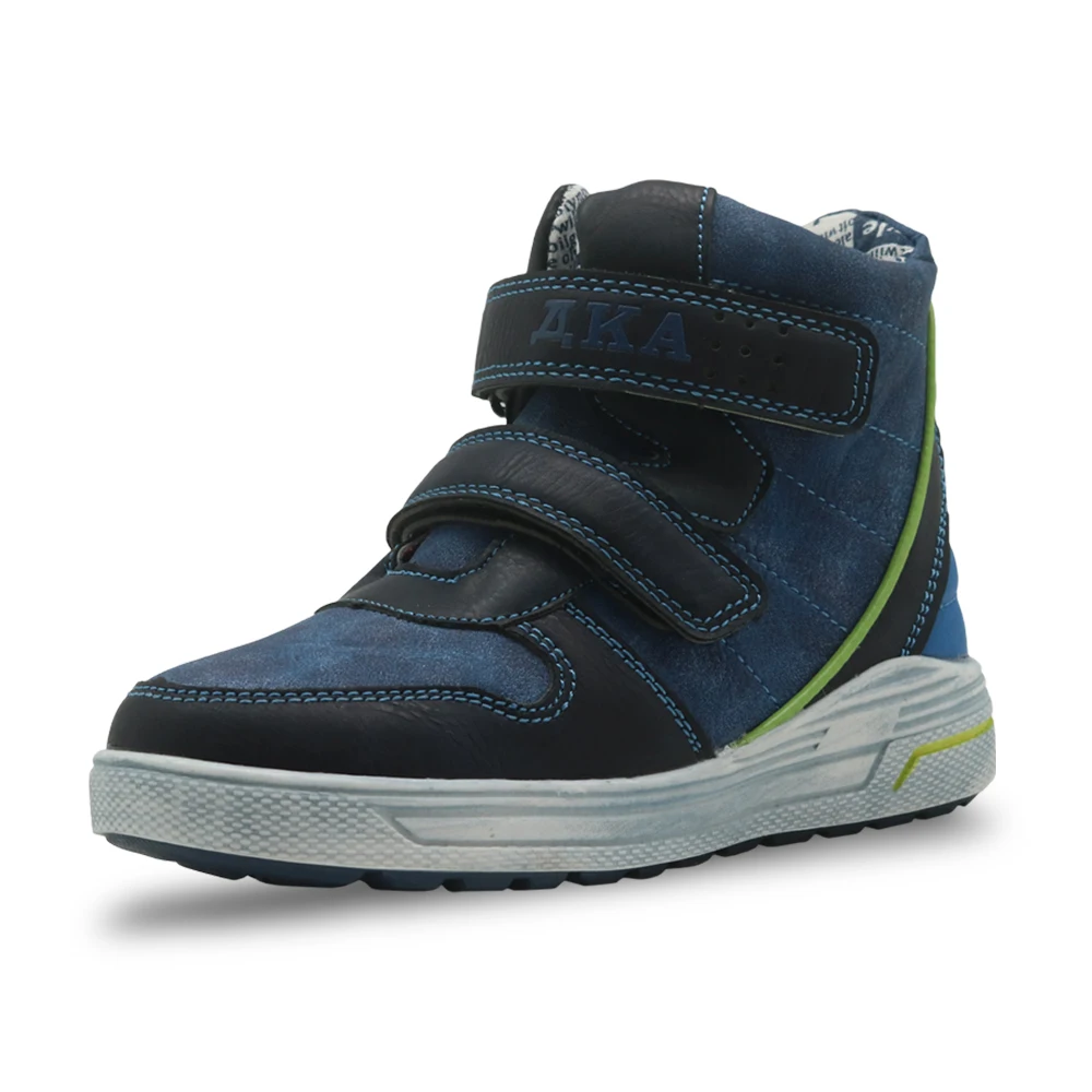 Осенняя детская обувь Apakowa из искусственной кожи для мальчиков 2017 ботильоны на