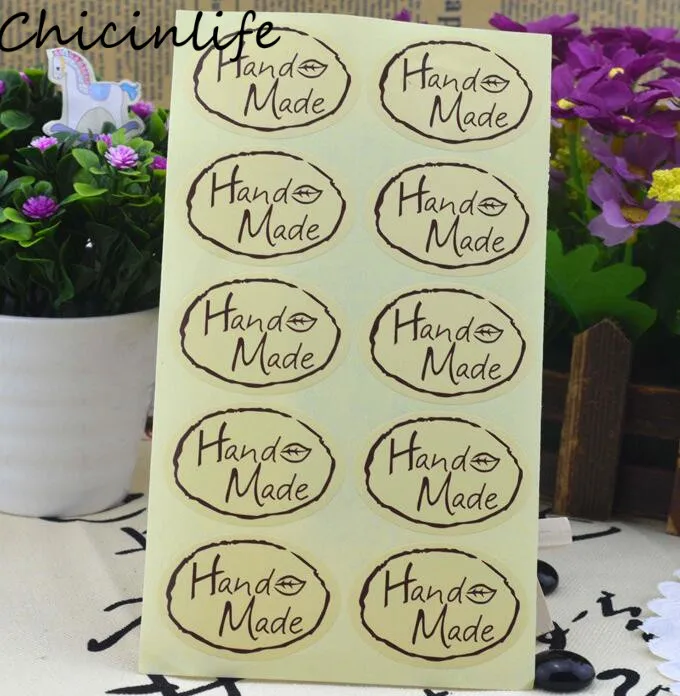 Chicinlife 100 шт./лот 3 5*5 см наклейка ручной работы этикетка ручная работа для подарка
