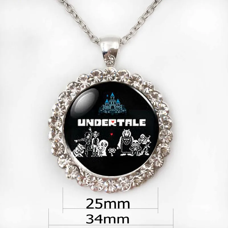 Стимпанк Новинка года Undertale Sans& банды игра геймер игровое ожерелье кулон ювелирные изделия искусство подарок для женщин Мужская цепь