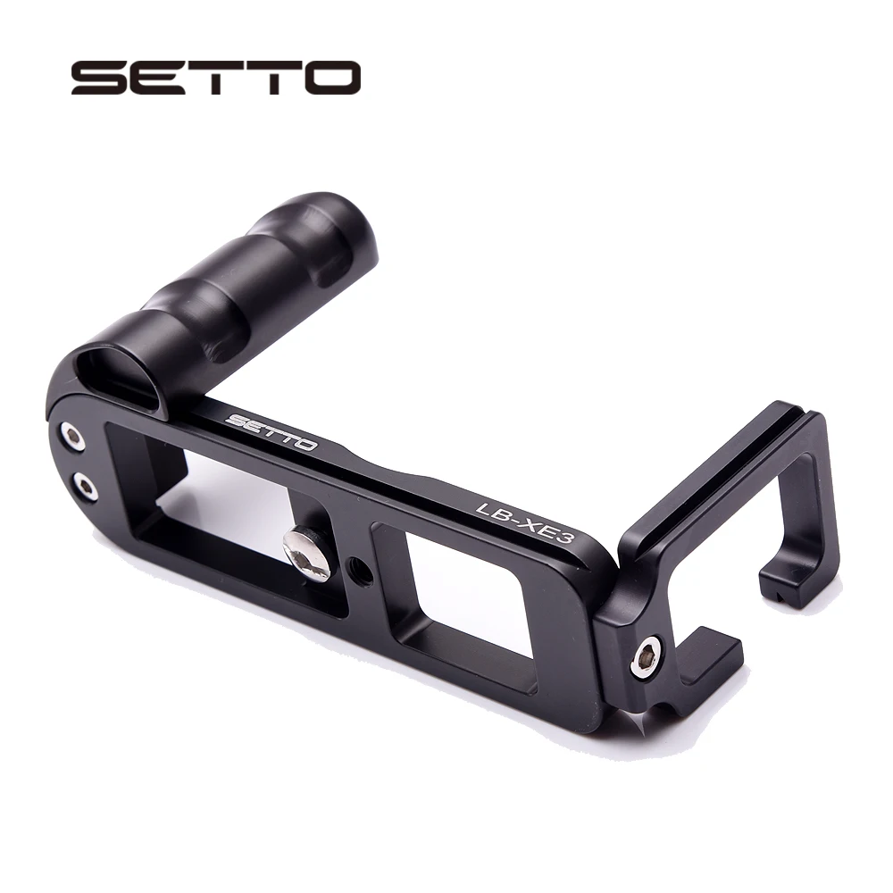 SETTO Pro вертикальный l-образный кронштейн для штатива быстросъемная пластина базовая ручка для Fujifilm для цифровой камеры Fuji XE3 X-E3
