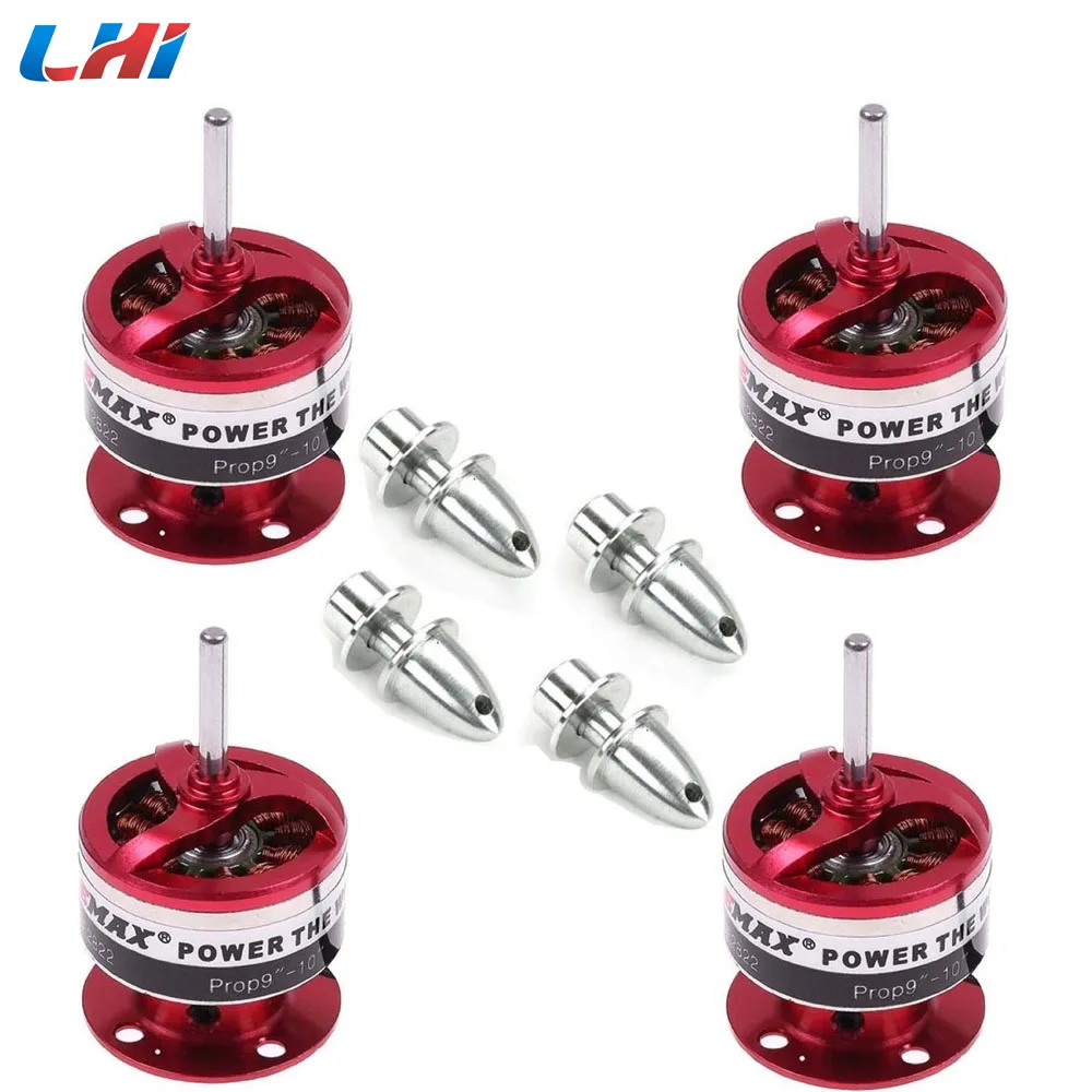 Emax Cf2822 1200kv бесщеточный двигатель ж/адаптер опоры для мультикоптера квадрокоптера(упаковка из 4 шт
