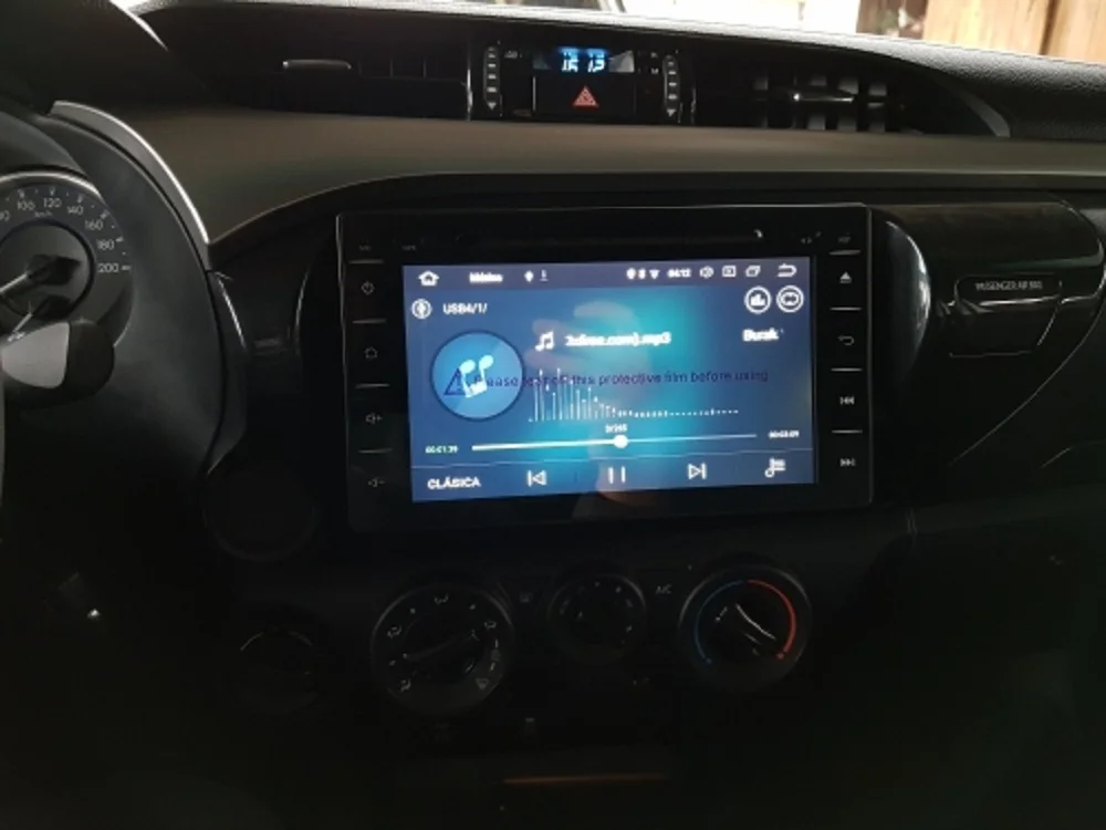 Navirider Android 10 автомобильный радиоплеер для Toyota Hilux 2016 2018 Автомобильный gps головное
