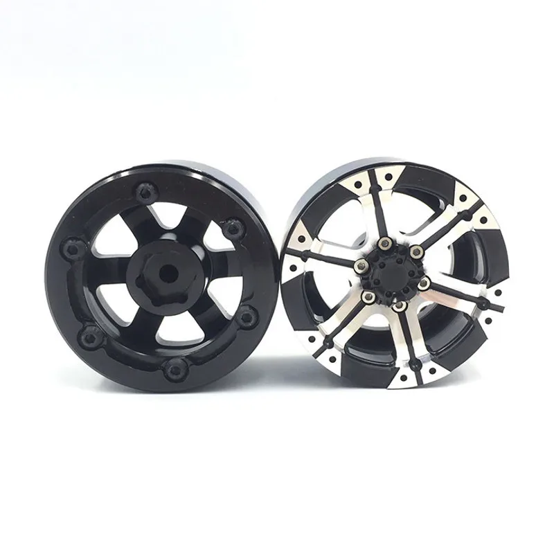 4 шт. металлический обод колеса 1,9 дюймов BEADLOCK RC Гусеничный для 1/10 Axial SCX10 90046 TAMIYA CC01 D90 D110 TF2 Traxxas TRX-4