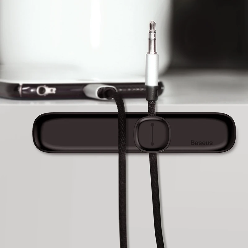 Baseus Магнитный защитный зажим для кабеля настольный Кабельный органайзер USB