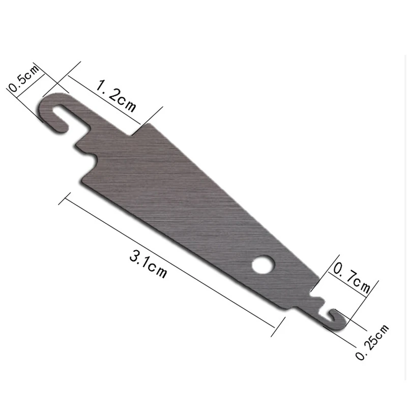 Горячие 10 шт./компл. из нержавеющей стали крест стежка Threading крюк иглы Threader стежок