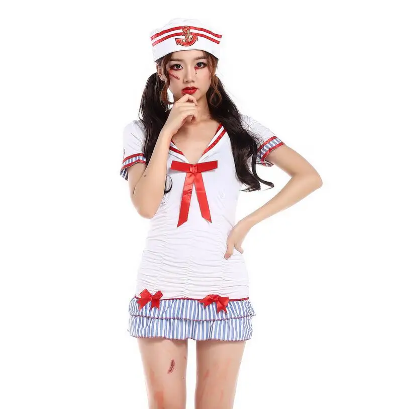 Белое Женское платье для Хэллоуина | Тематическая одежда и униформа