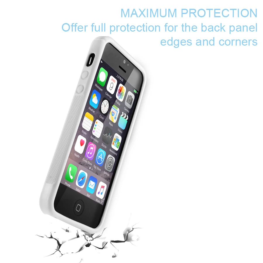Lancase TPU чехол для iPhone 5S силиконовый Мягкий гель ТПУ 5 SE Матовый мобильный